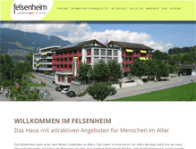 Tablet Screenshot of felsenheim.ch